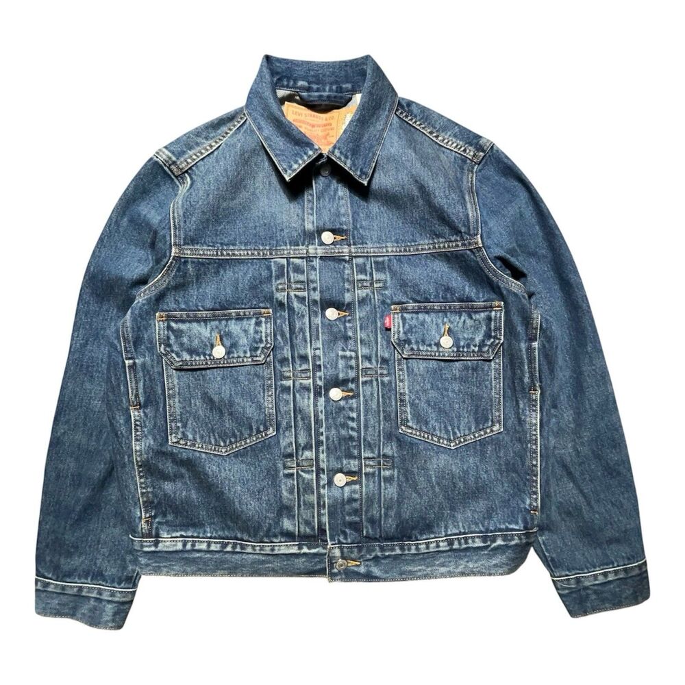 Levi’s X Denim Tears Type II Trucker Denim Jacket Men’s Medium Blue Americana